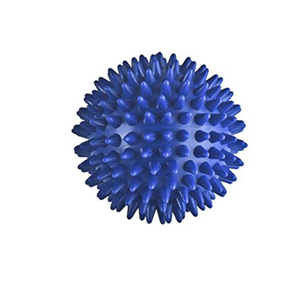 Portable 9cm Foot Hard Massage Balls for Exercise Yoga - Blue