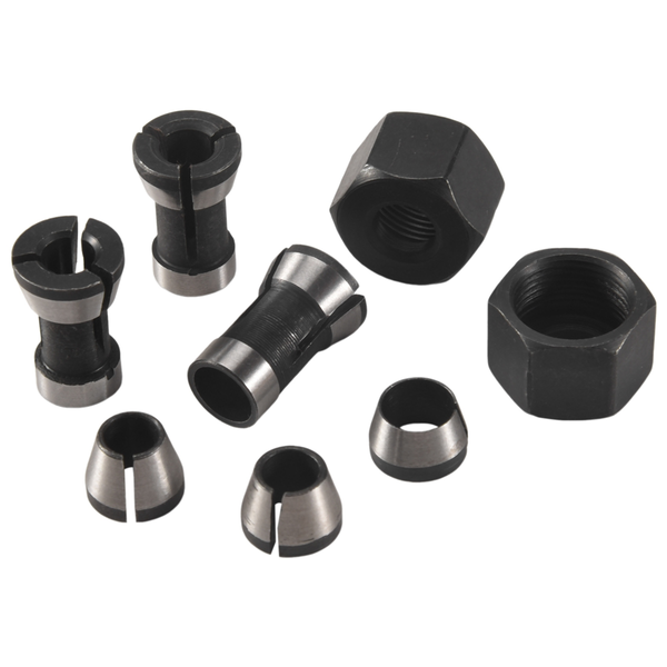 8 Pcs Router Collet Set Chuck Heads Adapter for Drills Engraving