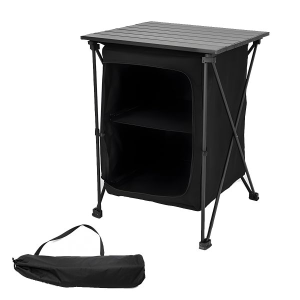 Ultralight Portable Folding Camping Outdoor Table Storage Cabinet With Bag