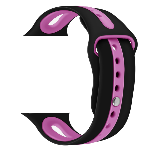 38/40/41mm Watch Strap for Apple Watch - Silicone Double Colour