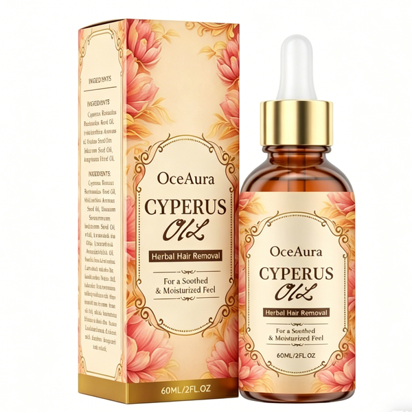 Cyperus Oil, 60ml - Herbal Hair Removal and Moisturizing Care