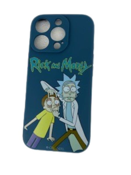 Stylish Rick &amp; Morty Designed Phone Cover- Compatible with iPhone 16 Pro
