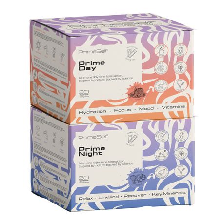PrimeSelf Day & Night Combo - 24h Energy + Sleep Support - 30 Days Image