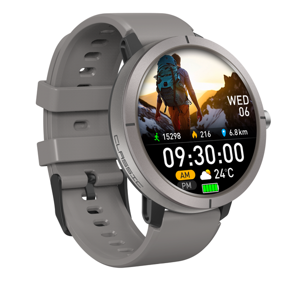 GPS Heart Rate Monitor Smart Watch - 1.32" , Multi-Satellite Positioning