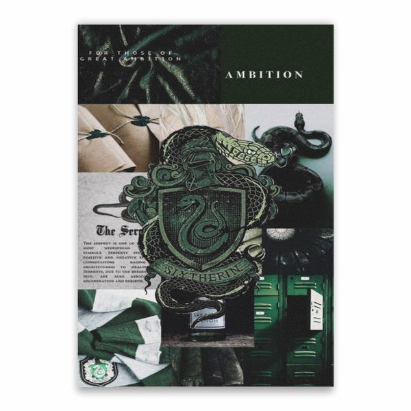 Slytherin Characteristics And Aesthetic Poster - A1