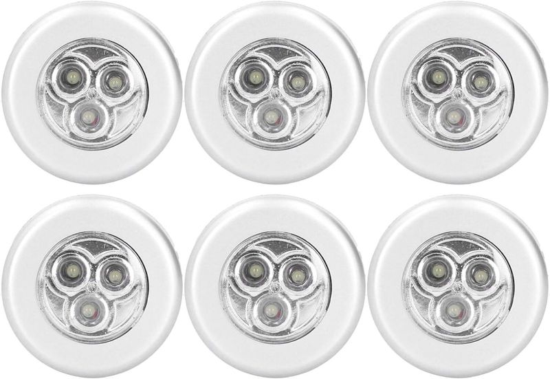 LED Touch Control Liht Reable Puck Lihts, Reable LED Liht for Meetin