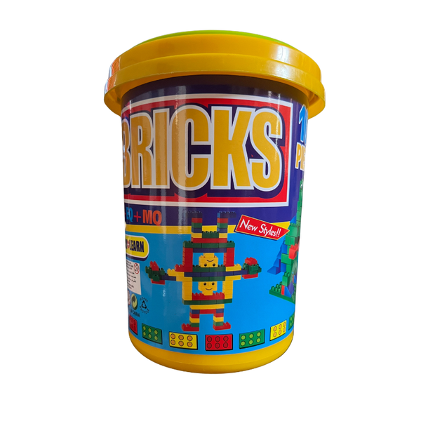 Kids Building Blocks Set with Numbers &amp; Symbols - 103 pieces