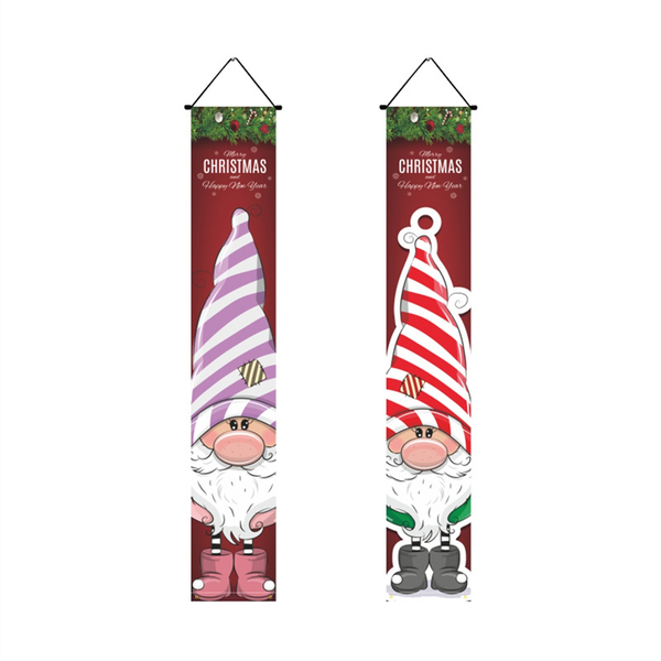 Christmas Decorative Banners, Front Door and Garage C