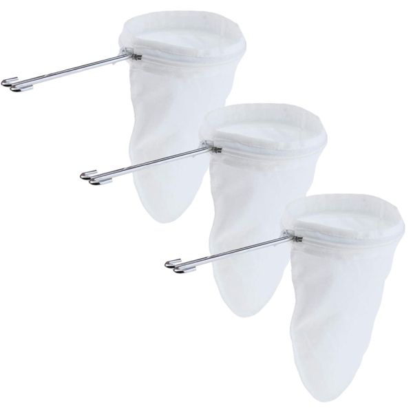 Home Kitchen Reusable Filter Milk Tea Mesh Stainer Colander For Juice 3 Set