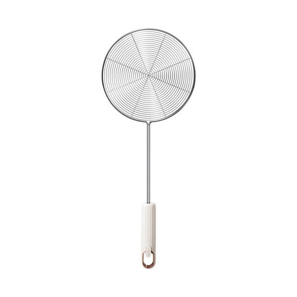 Stainless Steel Wire Skimmer Strainer for Frying - 41cm Long Handle