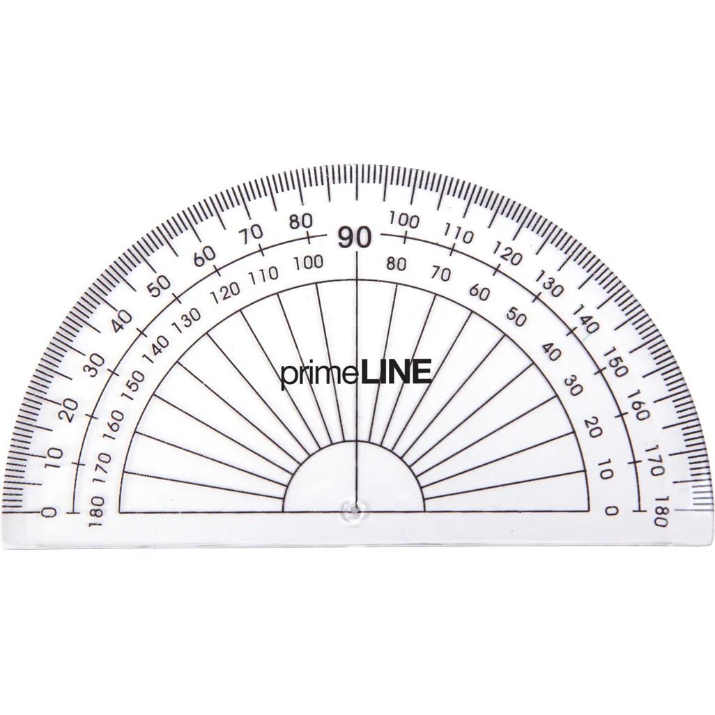 Primeline Protractor 10cm 180 Degree x 12 | Shop Today. Get it Tomorrow ...