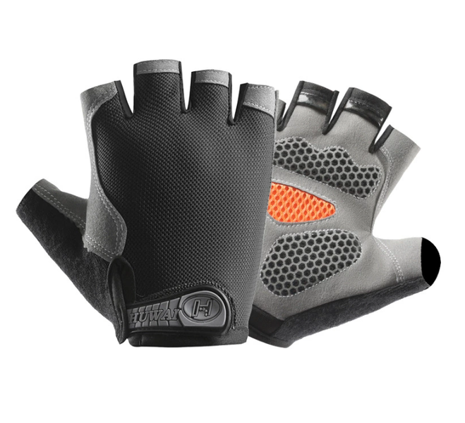 Half-finger gloves men's outdoor fitness sports thin breathable