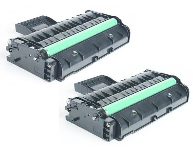 Ricoh SP201HE / 201 Black Toner Cartridge x 2 - Compatible