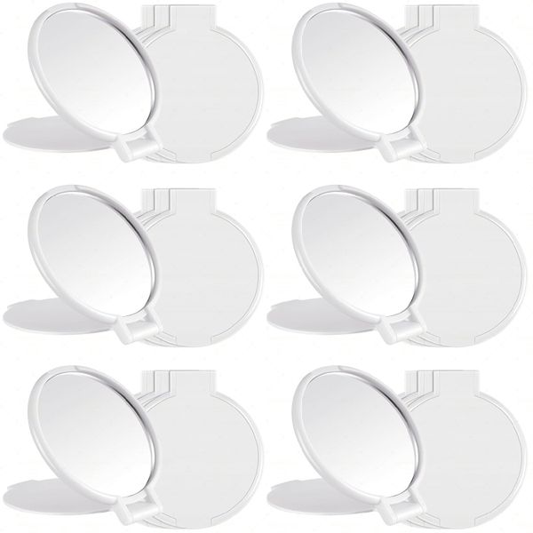 12 Pack Compact Mirrors Bulk, Folding Pocket Mirrors, Small Makeup Stuffs