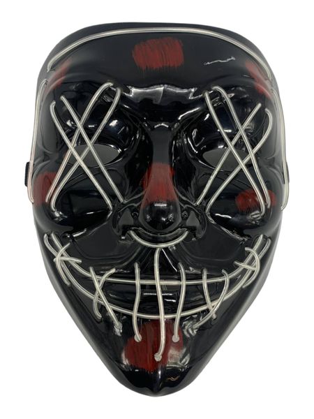 The Purge Light Up Mask - Neon Green