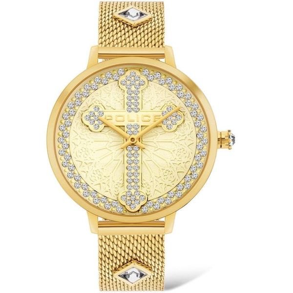 Ladies Socotra Mesh Strap - Gold image
