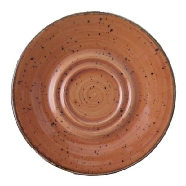 Ele Rustic Terra Double-Well Saucer 15cm (24 Pack)