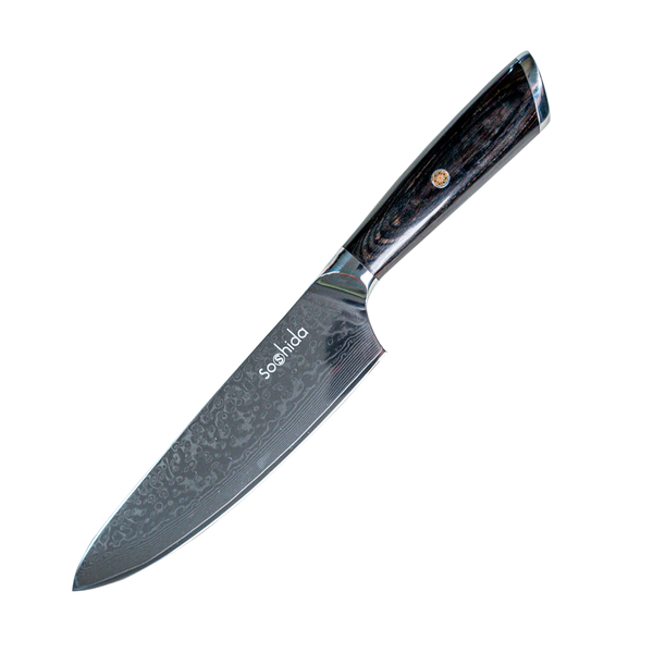 Soshida Damascus VG-10 67 Layer 8-inch Chef Knife
