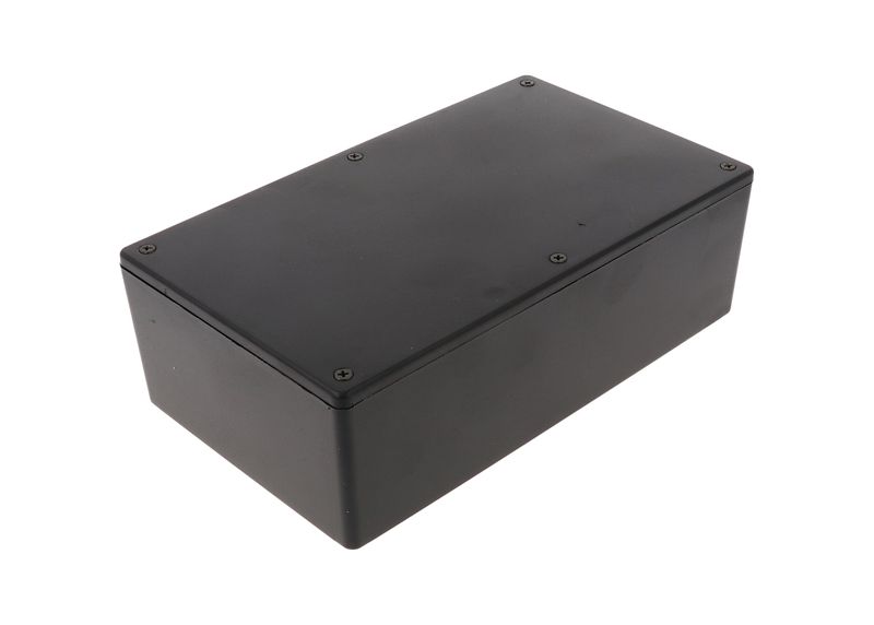 1591XXEBK ABS Enclosure 193 x 113 x 58mm Black Flame Retardant IP54