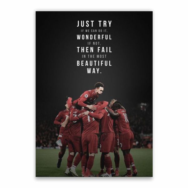 Motivational Liverpool Quote Poster - A1