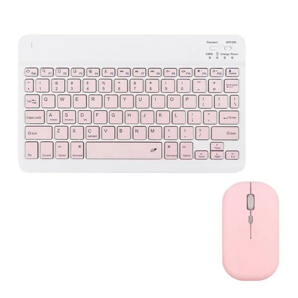 Mini Wireless Portable Bluetooth Keyboard With Mouse