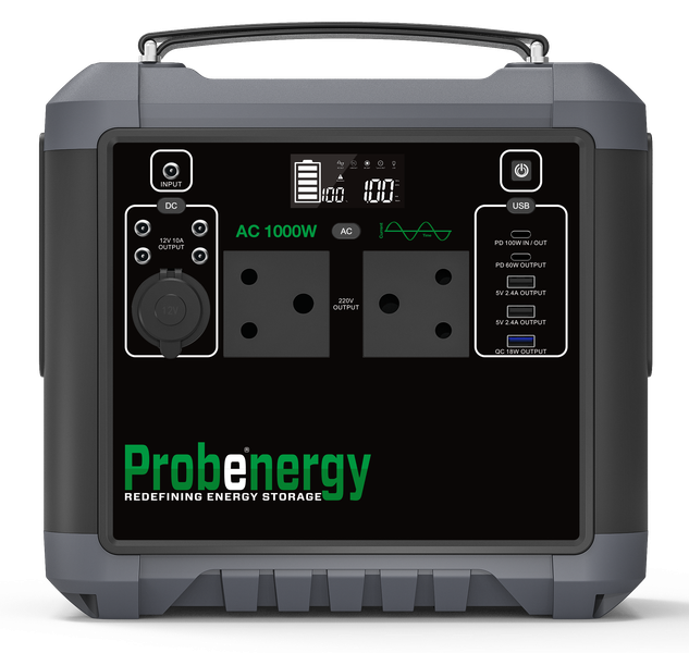 Probenergy Mega-1000W Lithium Portable Power Station (UPS)