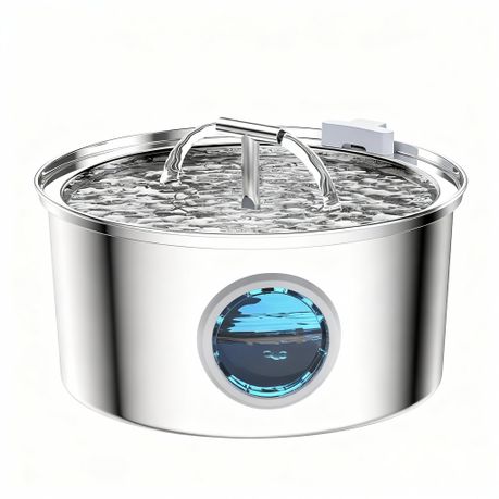 3.2L Stainless Steel Fountain Drinking Fountain for Cats Image