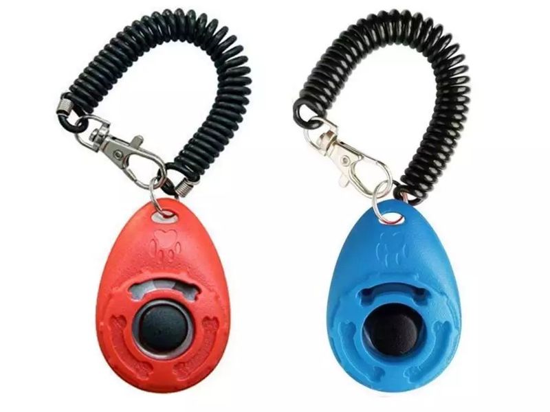 Professional Pet Quality Dog/Puppy Training Clicker Wrist Band 2 Pack