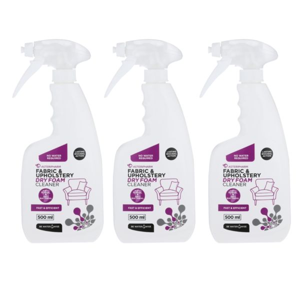 Asteripharm Upholstery Disinfectant 500ml Pack of 3