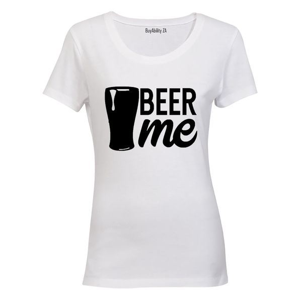 Beer Me - Ladies - T-Shirt - White