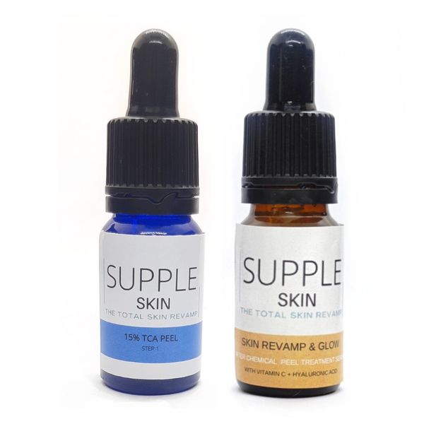 15% TCA Chemical peel + vitamin c &amp; hyaluronic acid serum - Supple Skin