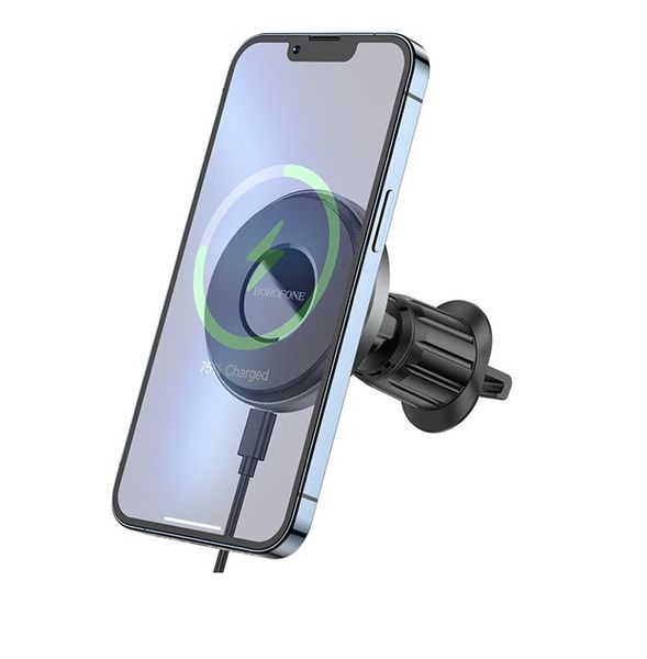 Magnetic Wireless Car Charger &amp; Vent Mount (15W) bh202