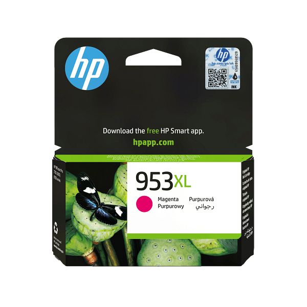 HP 953XL Magenta High Yield Printer Ink Cartridge Original F6U17AE