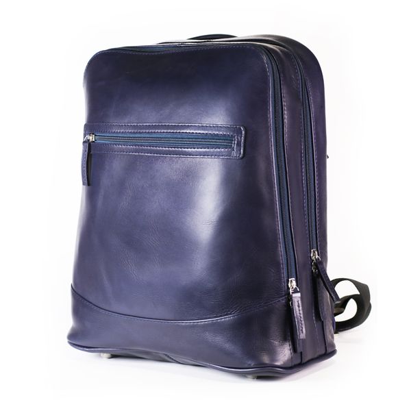 NUVO - Genuine Leather Big Soho 15 Inch Laptop Backpack Brown