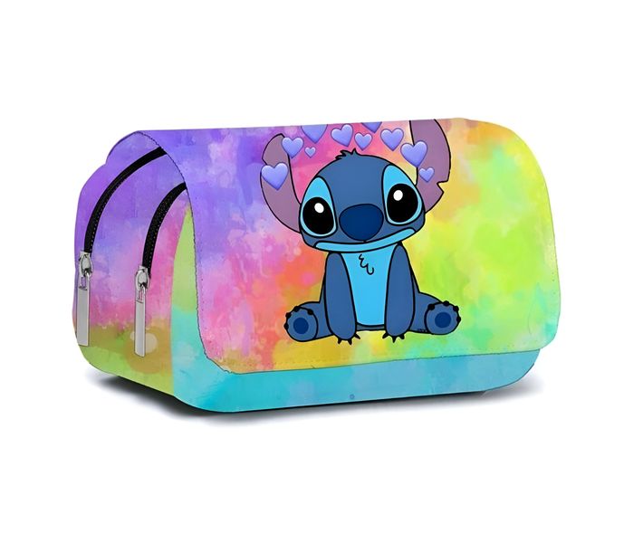 Stitch Pencil Bag with double compartment