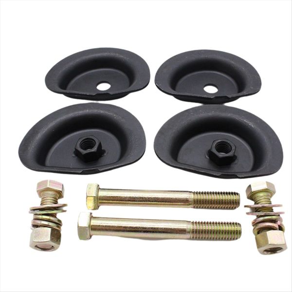 4 Pcs Truck Rear Coil Spring Retainers Kit Compatible with Universal