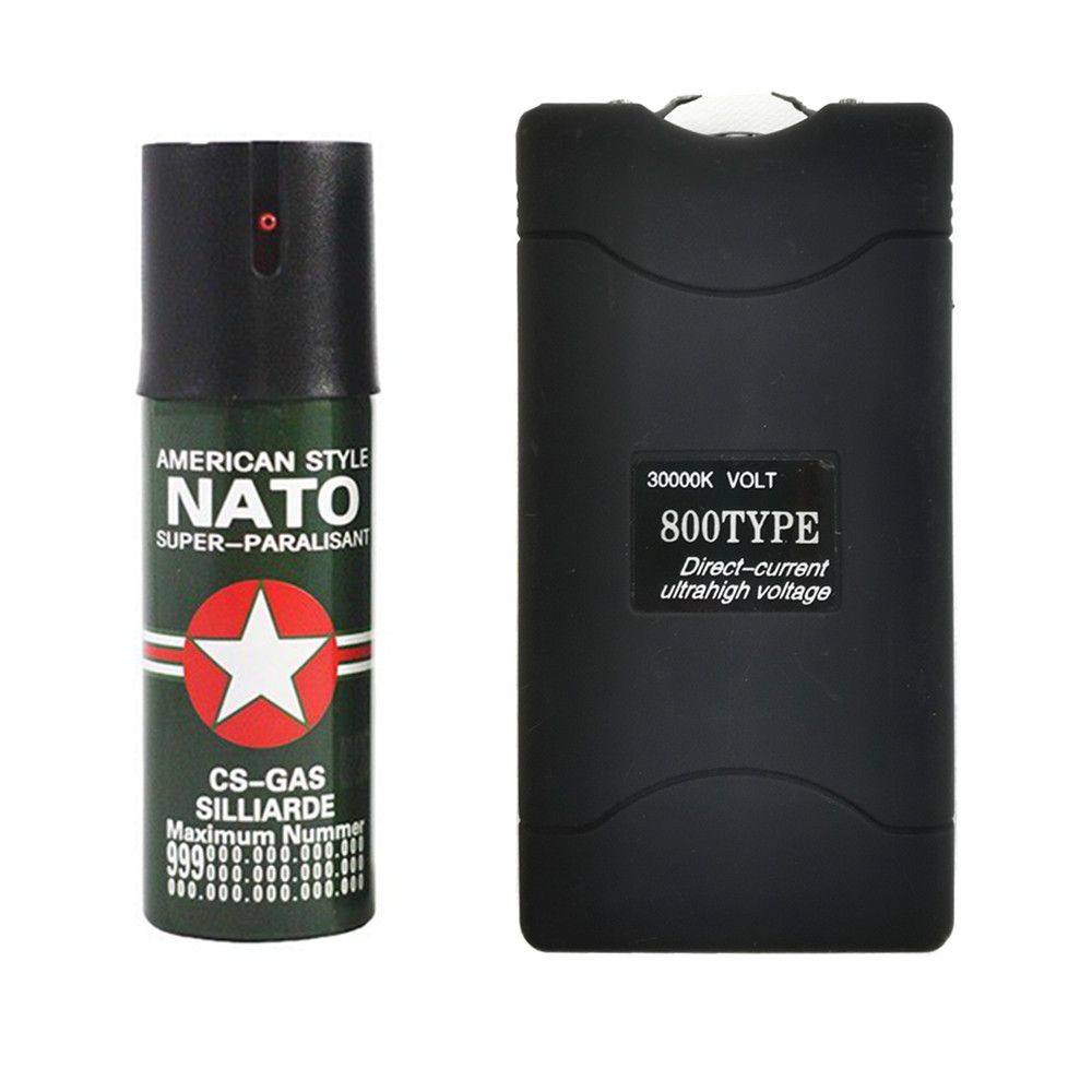 Stun Gun 800 Type + Pepper Spray 110ml Shop Today. Get it