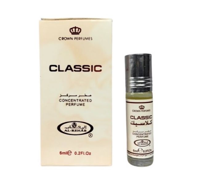 6ml Al-Rehab Classic Roll on Attar Perfume Oil Classic 6ml