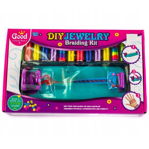 DIY Jewellery Beading Kit - Bracelet and Necklace Making - Toys for Girls