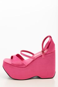 Sissy Boy: Strappy Every After Satin Wedge Sandal | Shop Today. Get it ...