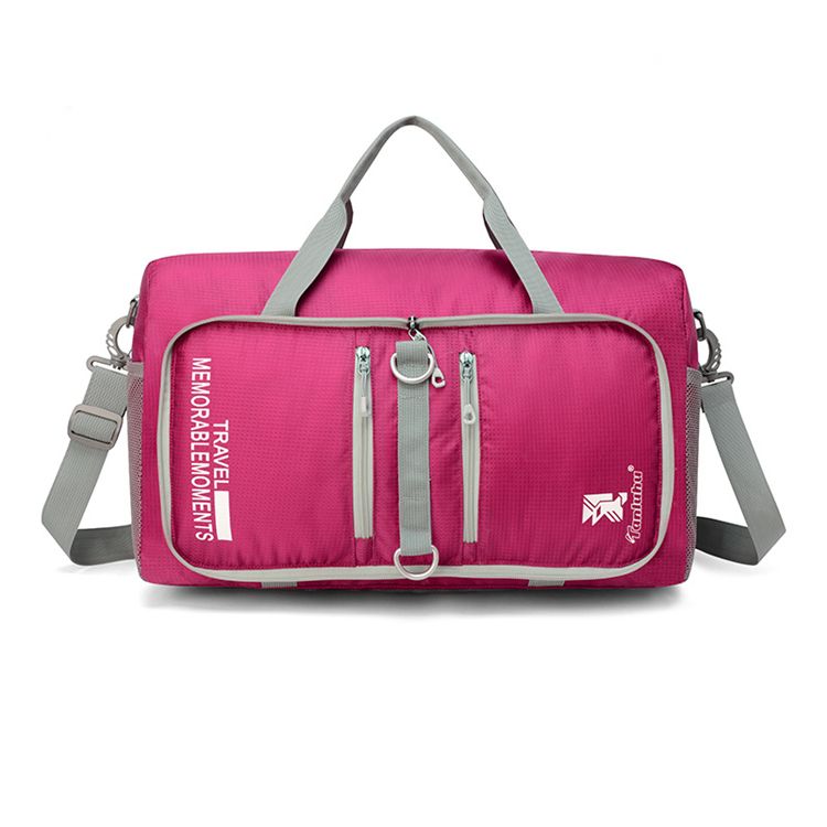 Hazlo Sports Carry Duffel Bag with Foldable Zipper - Rose Red | Shop ...