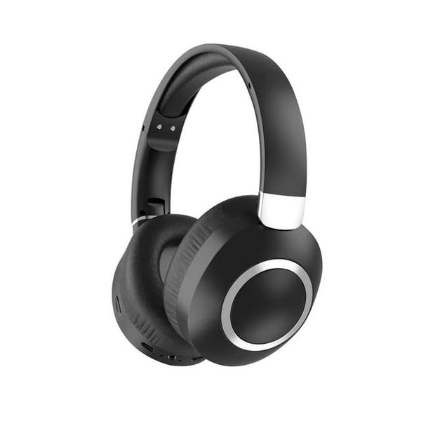 black ST801 Bluetooth Headphones - Wireless Over-Ear Audio