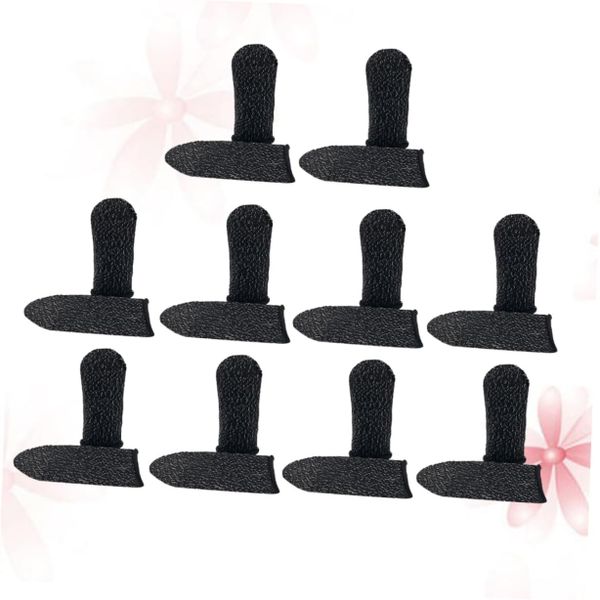 Elastic Finger Sleeves Anti-slip Sweat-proof Touch Screen Gaming Accessory