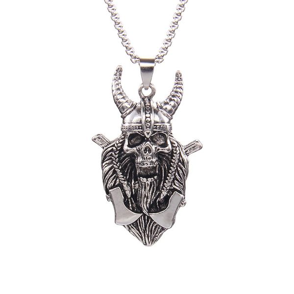 Hip Hop Claw Skull Pendant Necklace