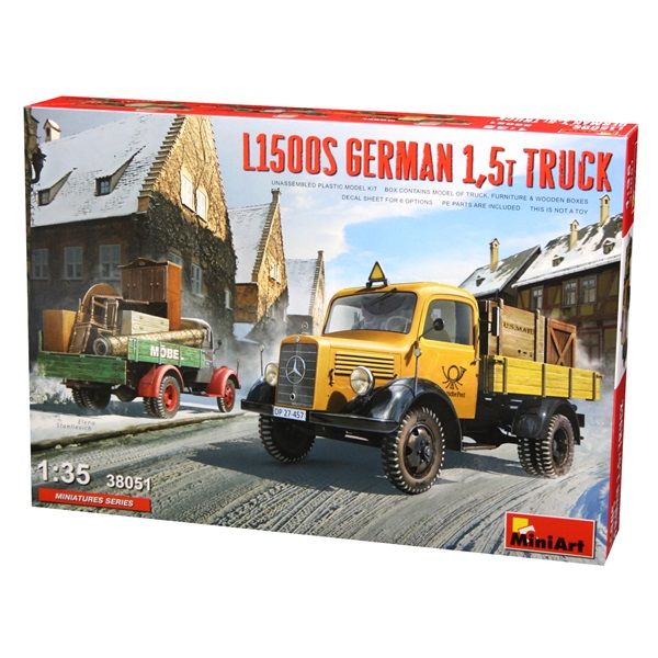 Miniart38051 1/35 L1500S German 1,5T Truck
