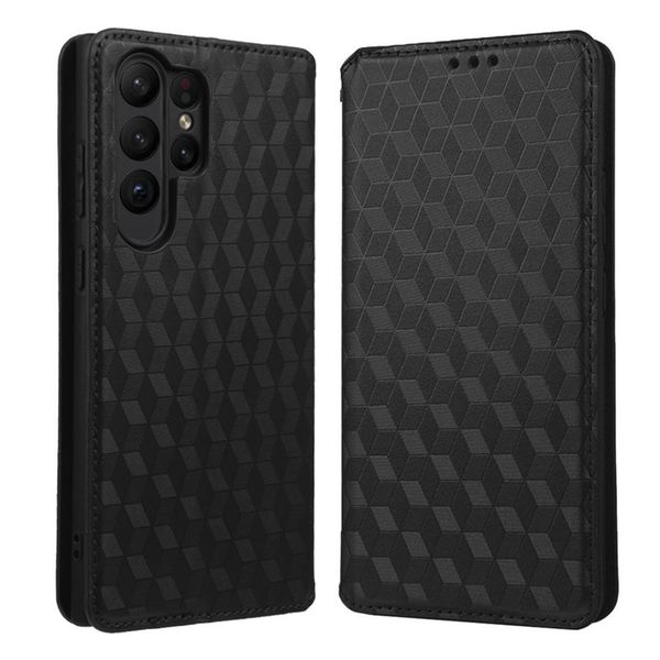Flip Cover Compatible With Samsung Galaxy S23 Ultra Shockproof Leather Cover