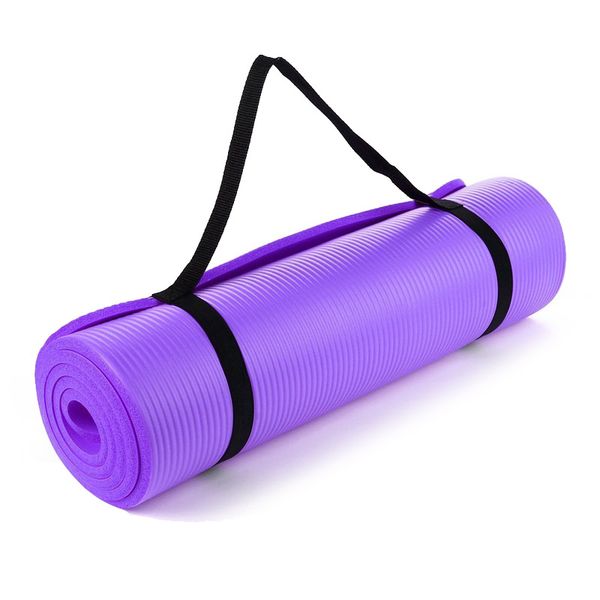 Thick Yoga Mat - Pilates Mat - Indoor &amp; Outdoor - Purple
