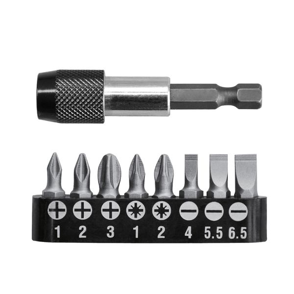 Total Tools Drill Bits And Screwdriver Bits Set 9Pcs (2 Sets)