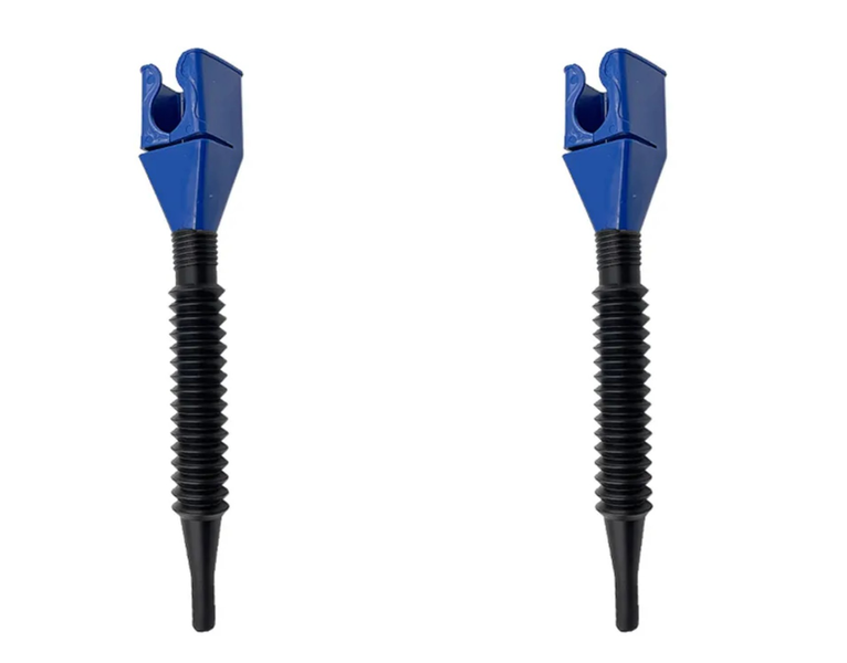 Engine Oil Funnel - Flexible and attaches to nozzle X 4