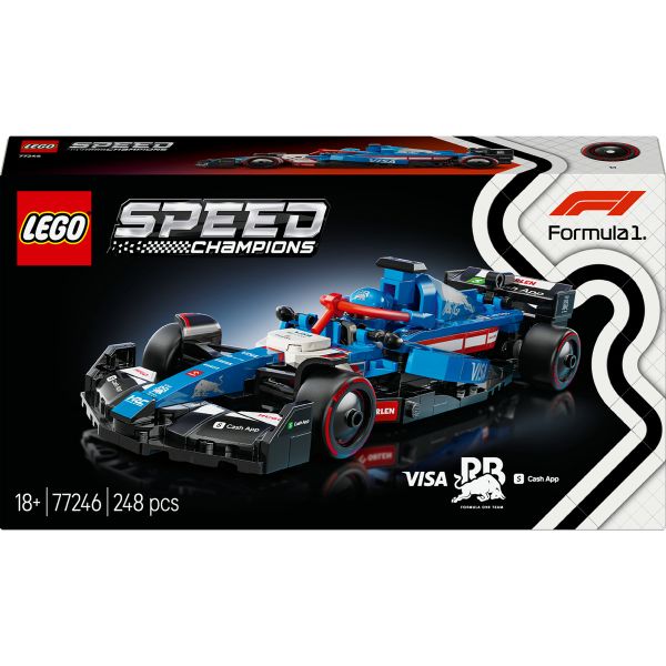LEGO® Speed Champions Visa Cash App RB VCARB 01 F1® Race Car Vehicle Kit 77246